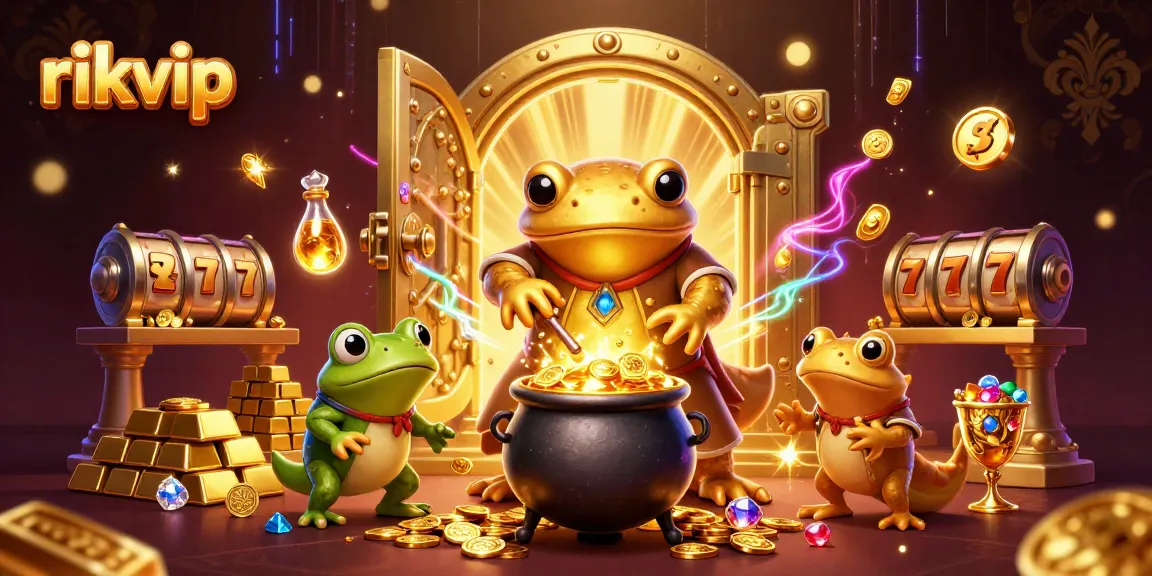 Experience winning strategies and gameplay at rikvip with vibrant slots and casino elements.