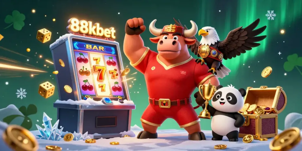 Experience the excitement of 88kbet with dynamic characters and thrilling slot machine action bursting with jackpots.
